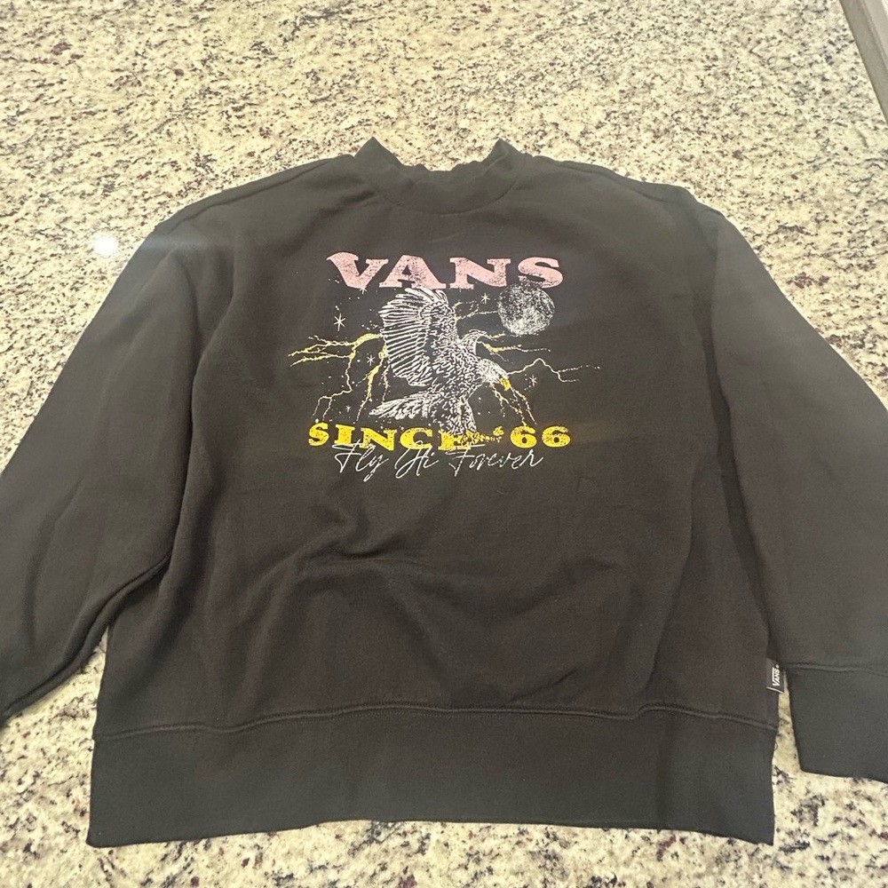 Vans Black Graphic‎ Crewneck Sweater